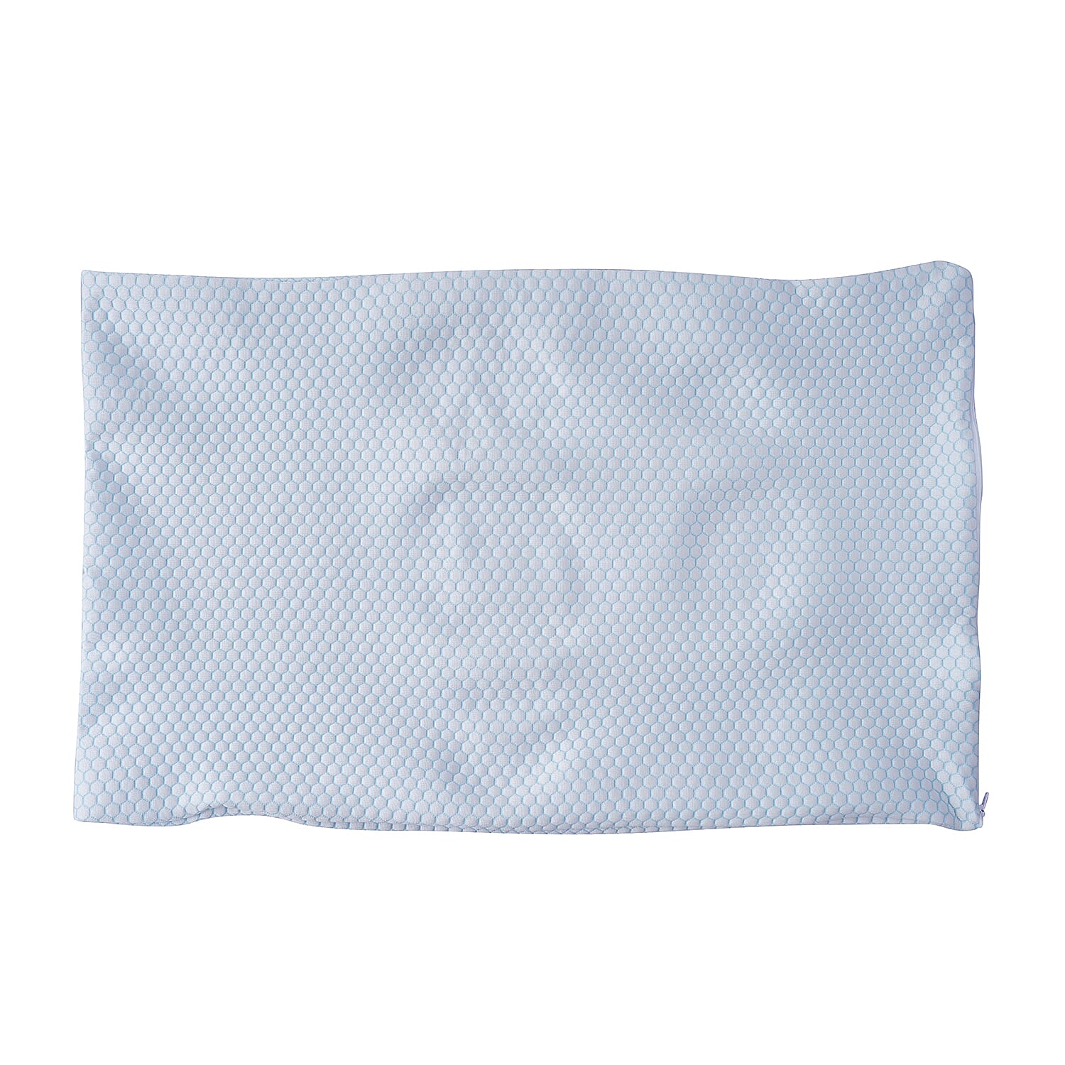 Homesmart Set of 2 Blue & White Jacquard Cooling Waterproof Pillow Protector (Queen)