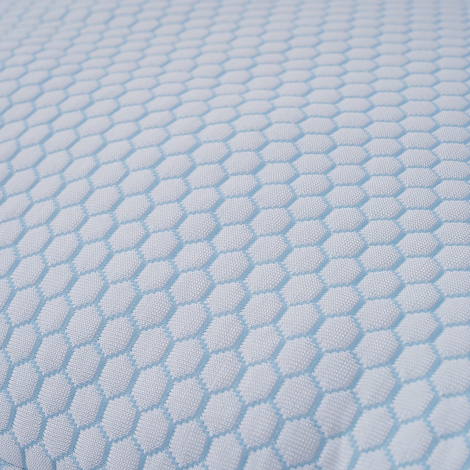 Homesmart Set of 2 Blue & White Jacquard Cooling Waterproof Pillow Protector (Queen)