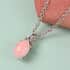 Oregon Peach Opal Pendant Necklace 20 Inches in Platinum Over Sterling Silver 0.60 ctw image number 1