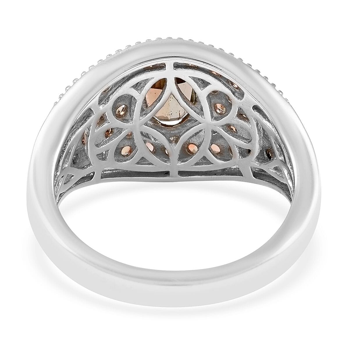 Jenipapo Andalusite Ring in Platinum Over Sterling Silver (Size 7.0) 2.80 ctw image number 4