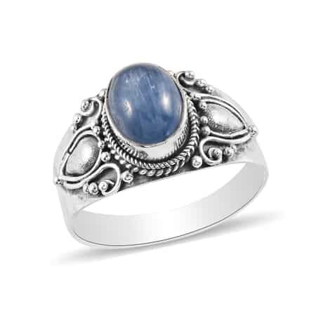 Tanzanite Ring in Black Oxidized Sterling Silver (Size 10.0) 1.95 ctw image number 0
