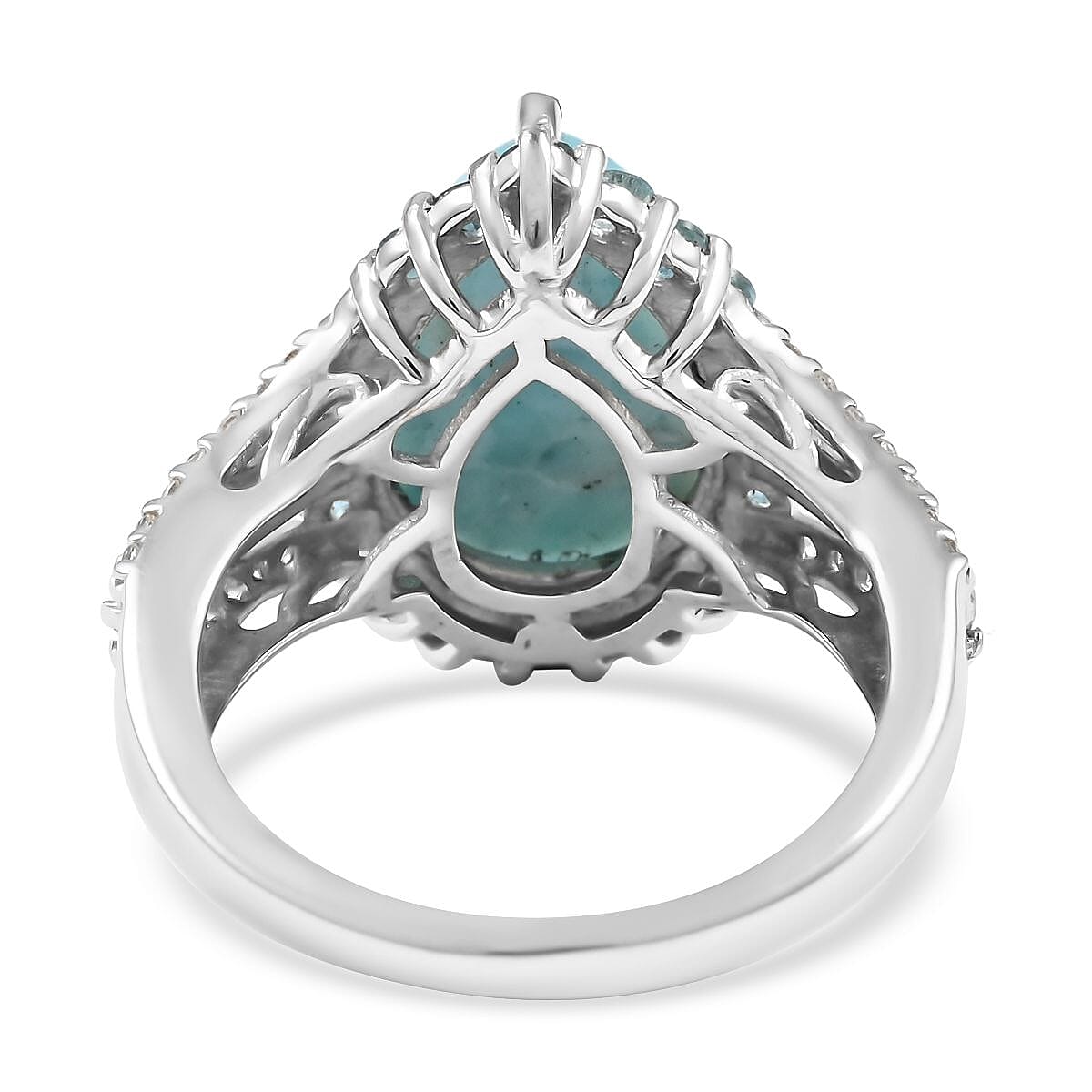 7インチF#+30 Larimar Mother of Platinum Buy Larimar Ring in