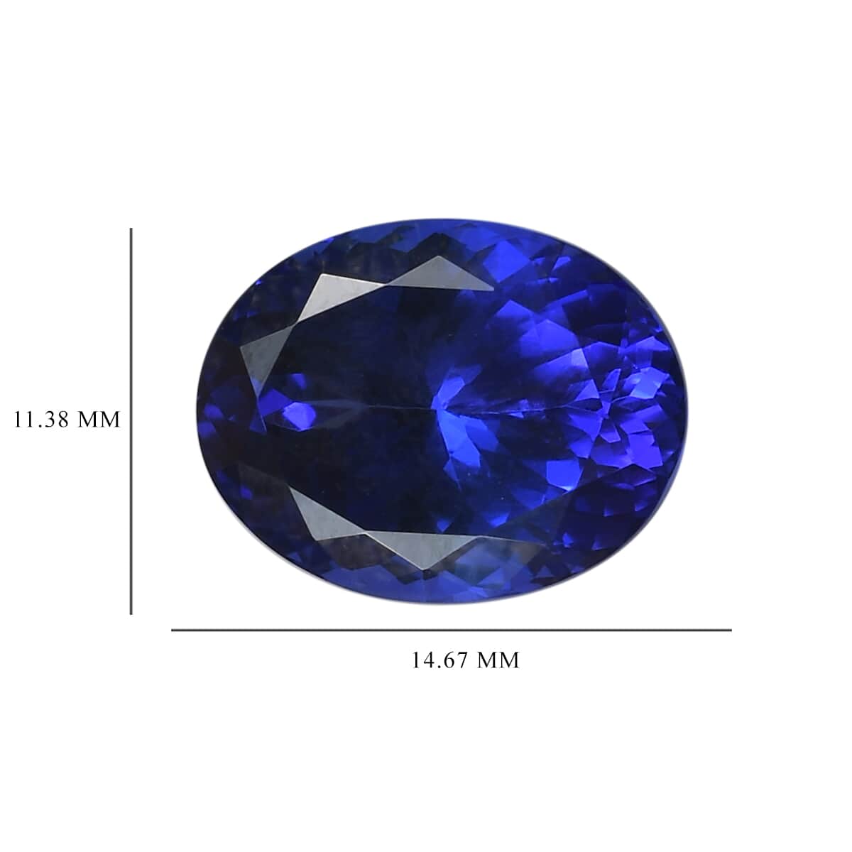 AAAA Tanzanite with Appraised Certificate (Ovl Free Size) 9.29 ctw image number 3