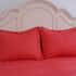 HOMESMART Red Pinsonic Solid Quilt and 2pcs Shams - Queen Size image number 2