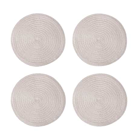 Set of 4 Shell Polypropylene and Polyester Placemat image number 0