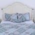 Homesmart Blue and Green Flower Printed 6pcs Quilt Set - Queen (100% Microfiber) image number 2