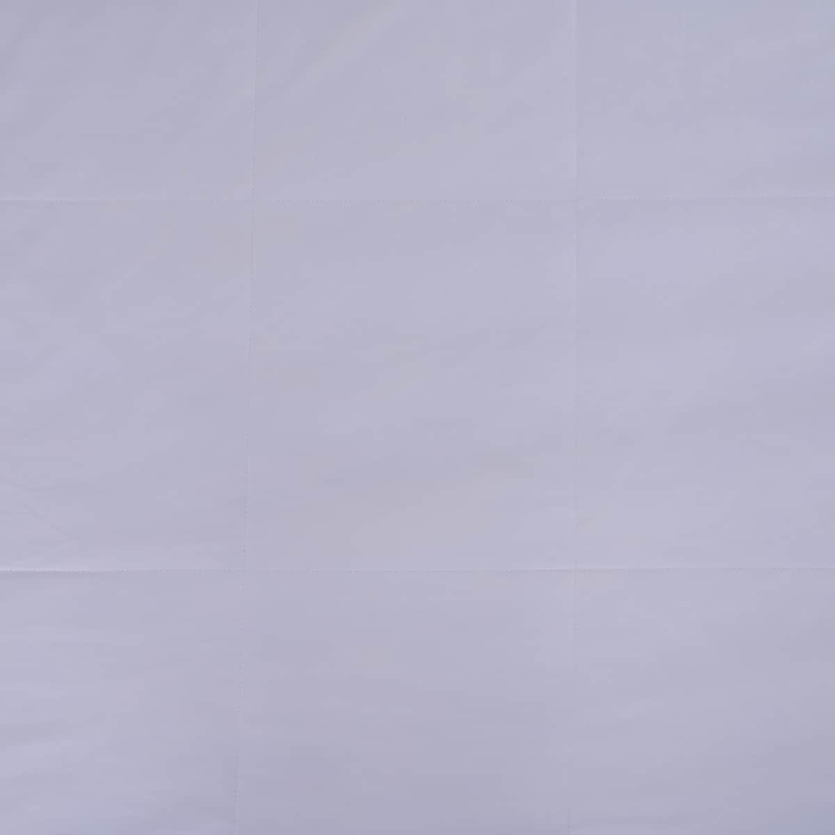 Symphony Home White Solid 100% Silk-Filled Duvet (86x86) image number 6