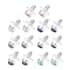 Set of 7 Multi Gemstone Solitaire Stud Earrings in Sterling Silver 9.80 Grams 14.00 ctw image number 1