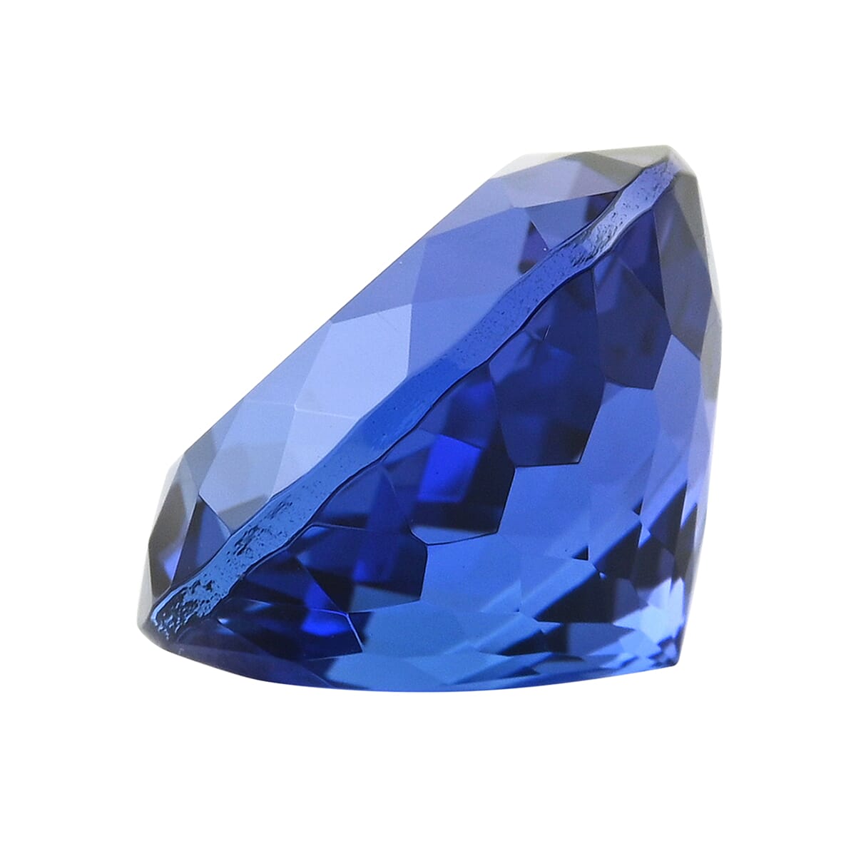 Certified and Appraised AAAA VIVID Tanzanite (Rnd Free Size) Approx 8.00 ctw | Loose Gem | Loose Gemstones | Loose Stones | Jewelry Stones image number 1