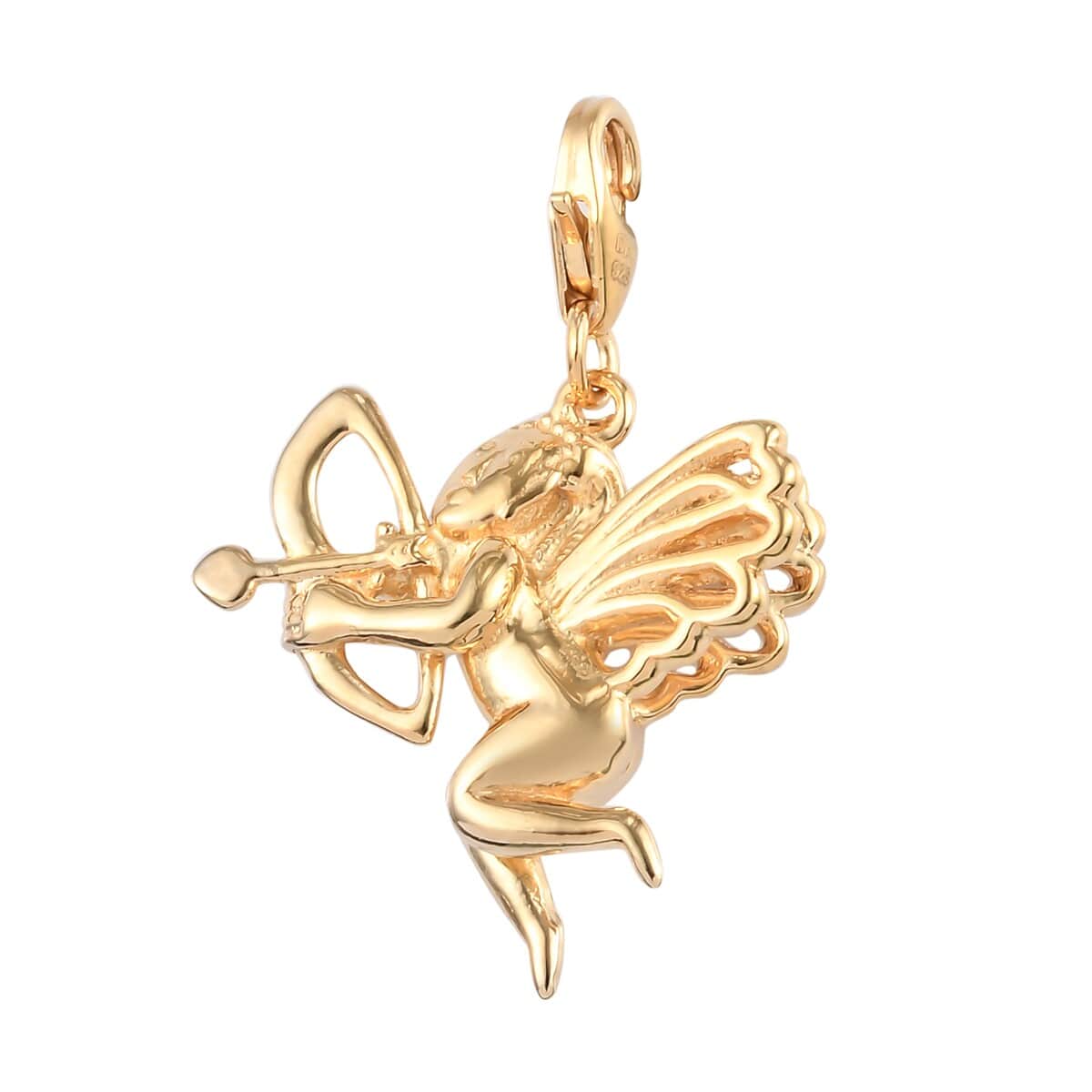 Cupid Angel Charm in Vermeil Yellow Gold Over Sterling Silver 4.80 Grams image number 0