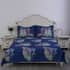 Homesmart Blue Tropical Digital Print 100% Microfiber Quilted Bedspread and 2 Pillow Shams - Queen image number 1