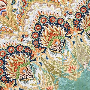 Homesmart Green Bohemian Digital Print 100% Microfiber Quilted Bedspread and 2 Pillow Shams - Queen