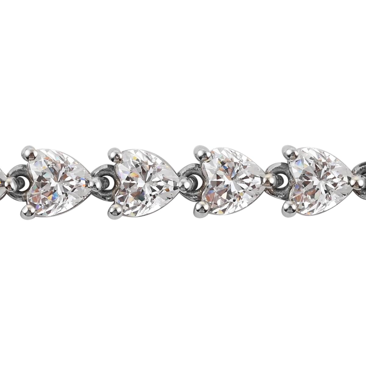 Lustro Stella Made with Finest CZ Bracelet in Platinum Over Sterling Silver (7.25 In) 7.90 ctw image number 1