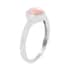 American Oregon Peach Opal Ring in Platinum Over Sterling Silver (Size 8.0) 0.65 ctw image number 3