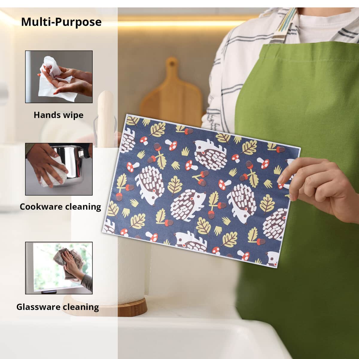 Homesmart 3pcs Set Microfiber Kitchen Towel image number 3