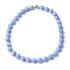 Angelite 13-15mm Beaded Necklace 20 Inches in Rhodium Over Sterling Silver 706.00 ctw image number 0