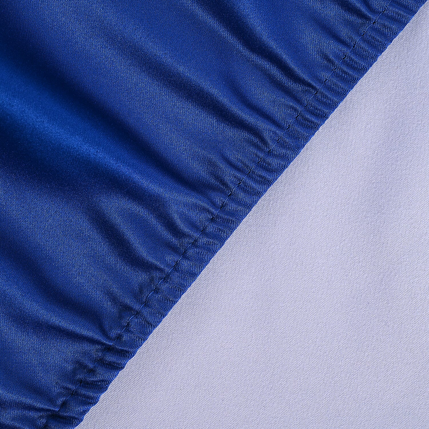 Homesmart Blue Matte Satin 4pcs Sheet Set- Queen