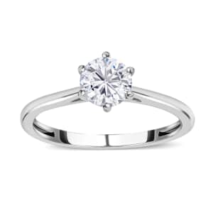 Luxoro 10K White Gold G-H I3 Diamond Solitaire Ring (Size 10.0) 1.00 ctw