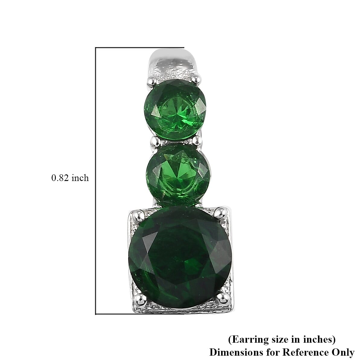 Helenite Earrings in Platinum Over Sterling Silver 7.30 ctw image number 2