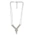 Kuisa Rainbow Moonstone Necklace 18 Inches in Platinum Over Sterling Silver 22 Grams 19.50 ctw image number 3