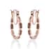 0.25 ctw Green Diamond Earrings in 14K Rose Gold Over Sterling Silver image number 0