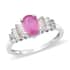 Luxoro 10K White Gold AAA Mozambique Ruby and Diamond Ring (Size 9.0) 1.10 ctw image number 0
