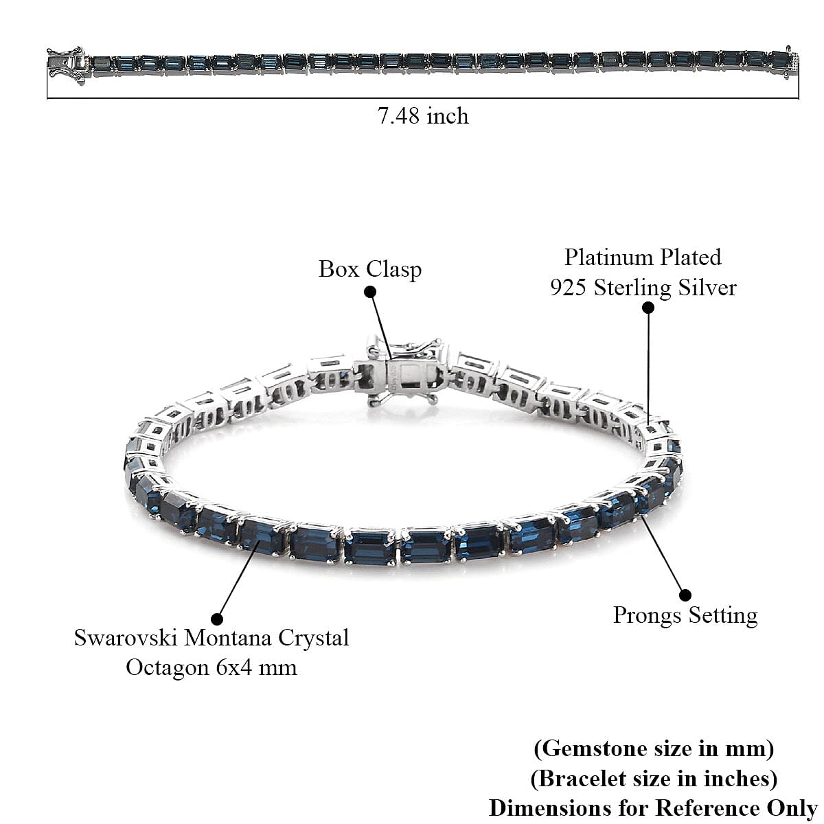 Montana Crystal / 7.25 Inches - Product card gallery slide 3 (9431175463167)