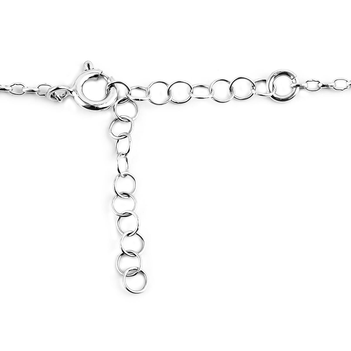 Baltic Amber Necklace 18 Inches in Platinum Over Sterling Silver image number 2