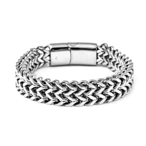 Spiga Chain Bracelet in Stainless Steel (8.00 In) 58.60 Grams