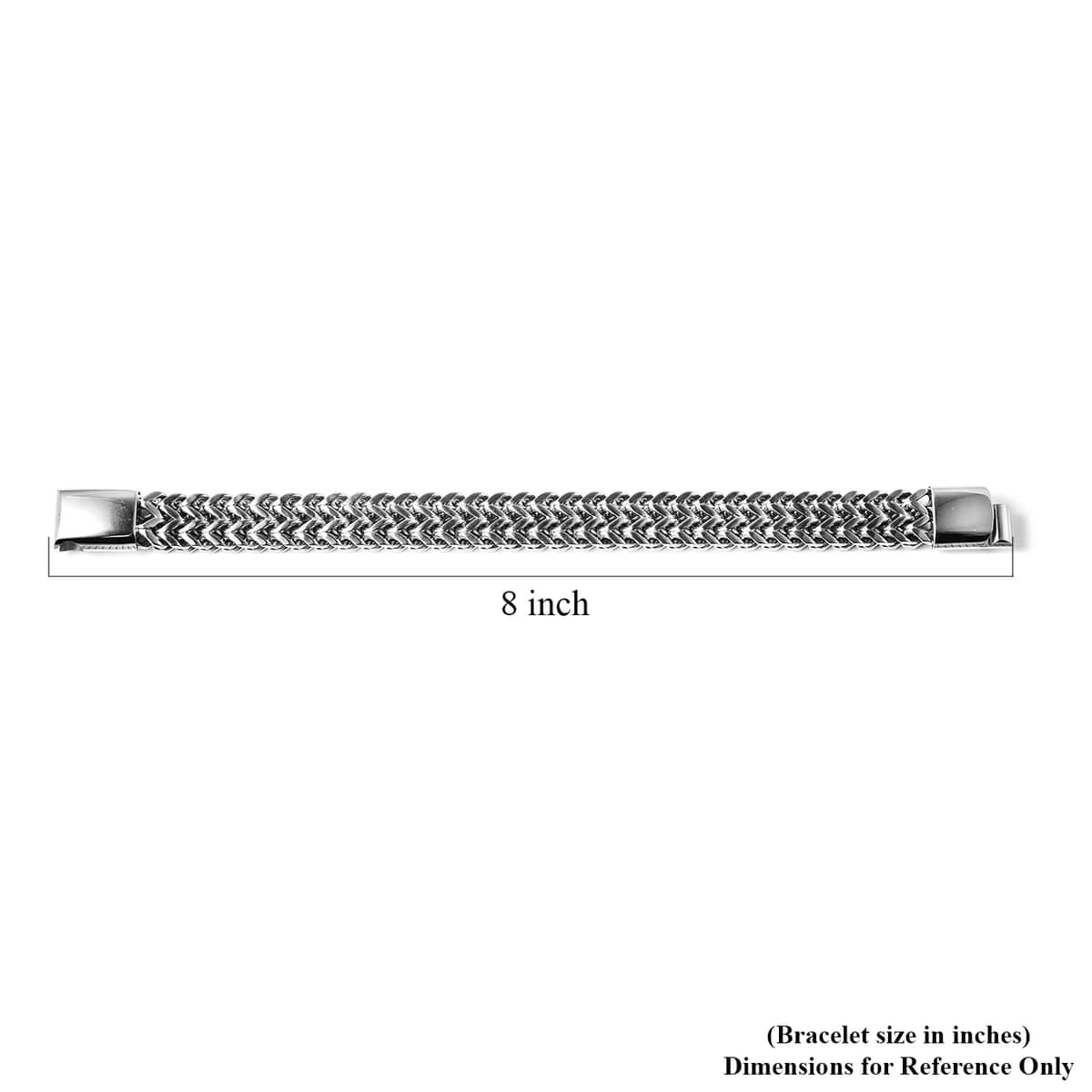 Spiga Chain Bracelet in Stainless Steel (8.00 In) 58.60 Grams image number 5