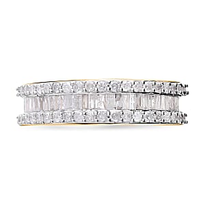 10K Yellow Gold Diamond G-H I3 Ring (Size 8.0) 1.00 ctw