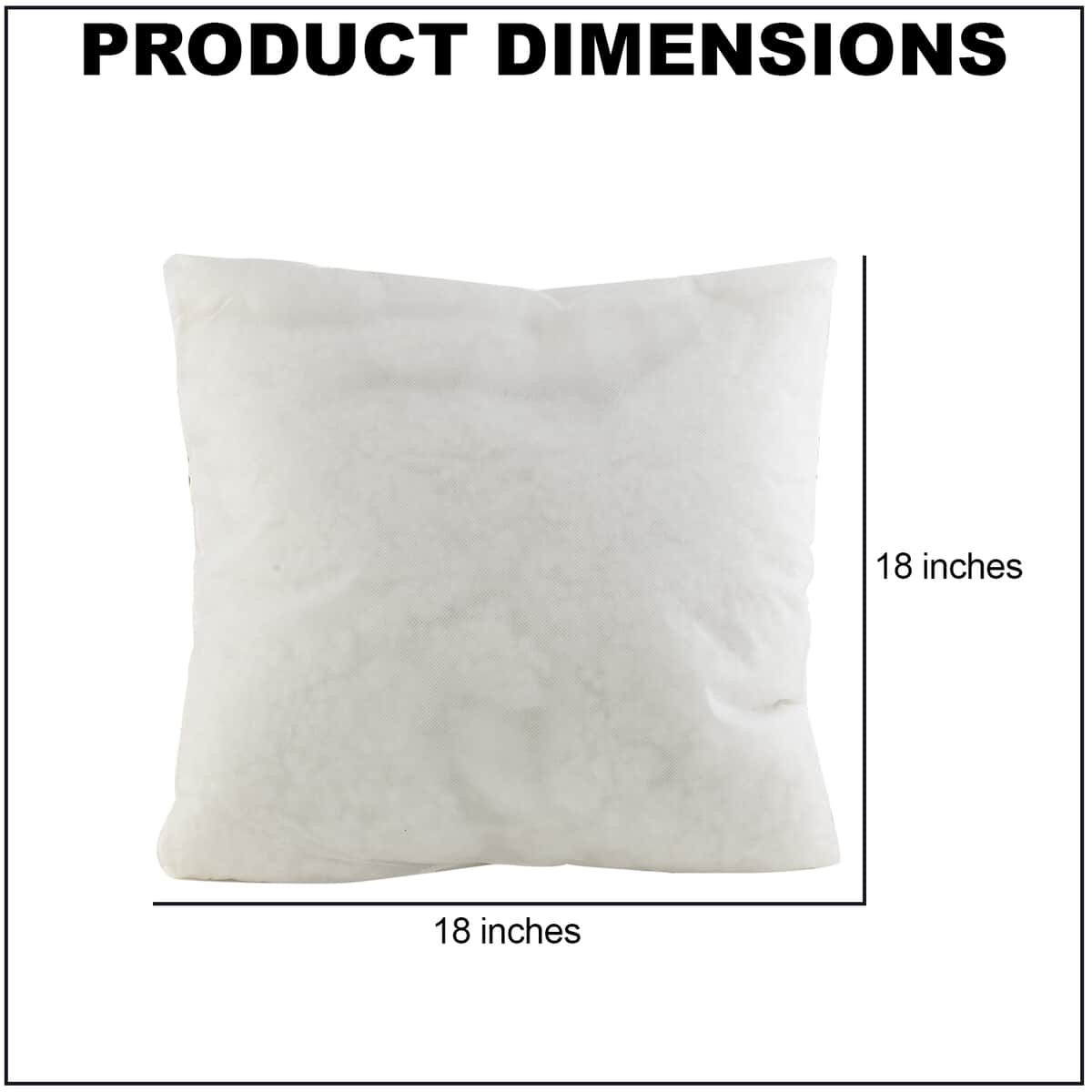 Homesmart Cushion Cover Pillow Insert - 100% Microfiber image number 3