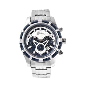 Genoa Multi-function Chronograph Watch with Stainless Steel Strap & Back (42mm)