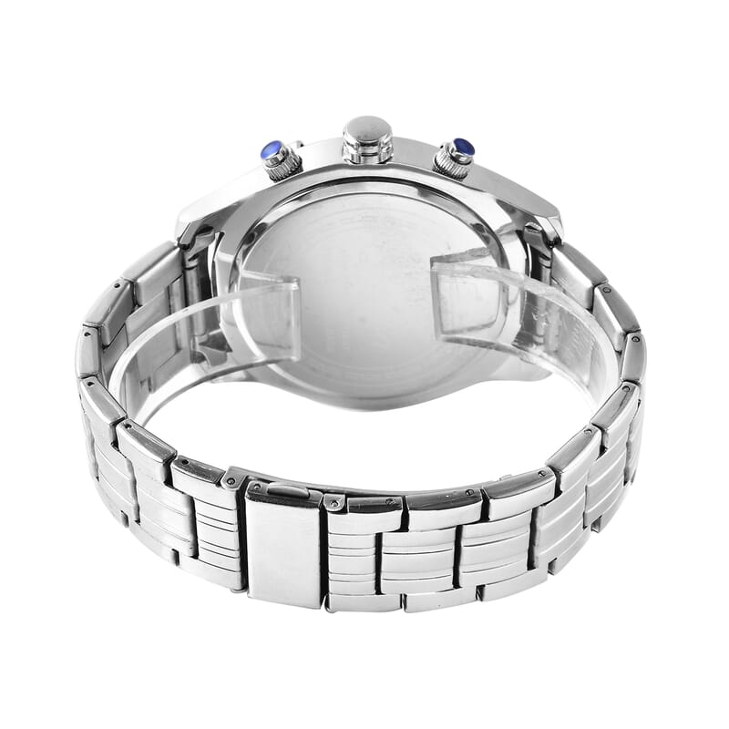 Genoa Multi-function Chronograph Watch with Stainless Steel Strap & Back (42mm)