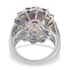 Anahi Ametrine and Multi Gemstone Cocktail Ring in Platinum Over Sterling Silver (Size 7.0) 7.75 ctw image number 4