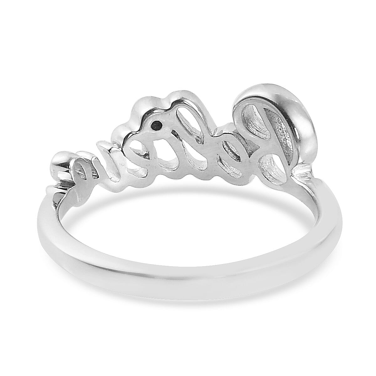 Orange Moonstone Ring in Platinum Over Sterling Silver (Size 9.0) image number 4