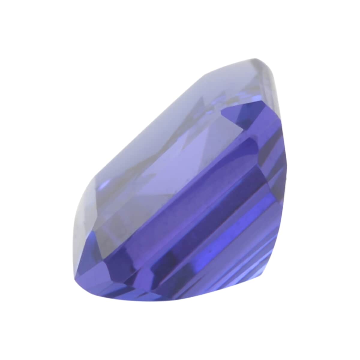 Certified and Appraised Flawless AAAA Vivid Tanzanite (Oct Free Size) Approx 4.50 ctw image number 1