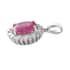 Rhapsody 950 Platinum AAAA Mozambique Ruby and E-F VS Diamond Halo Pendant 2.65 ctw image number 2
