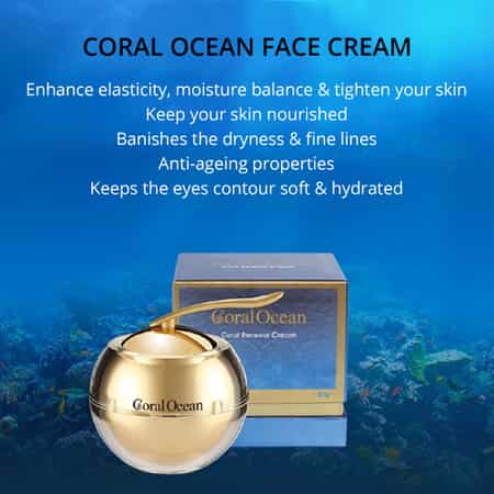 CORAL OCEAN Renewal Anti-aging and Anti-wrinkle Soothing Face Cream 50 Grams image number 3
