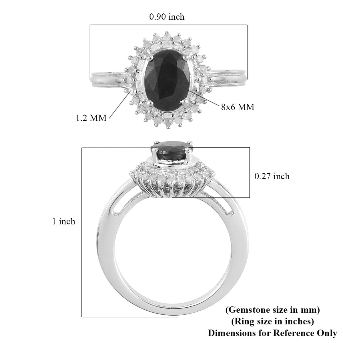 Royal Ruby and Diamond Double Halo Ring in Platinum Over Sterling Silver (Size 7.0) 1.85 ctw image number 5