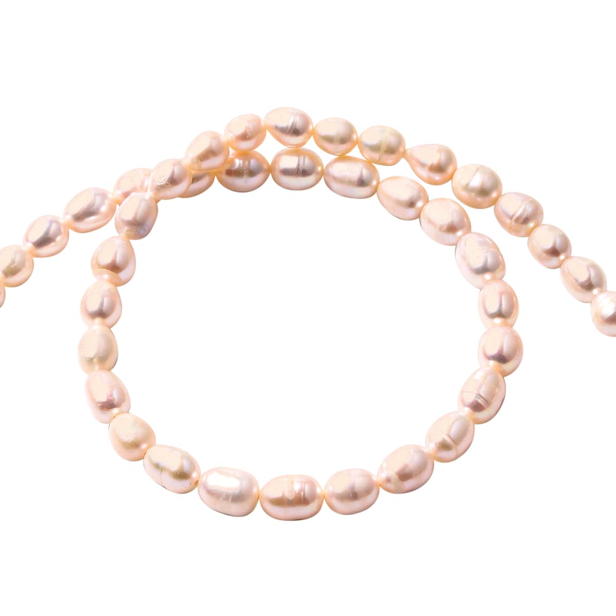 White Freshwater Cultured Pearl Necklace 28 Inches image number 2