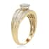 SGL Certified 10K Yellow Gold G-H I3 Diamond Ring (Size 8.0) 3.55 Grams 1.00 ctw image number 3