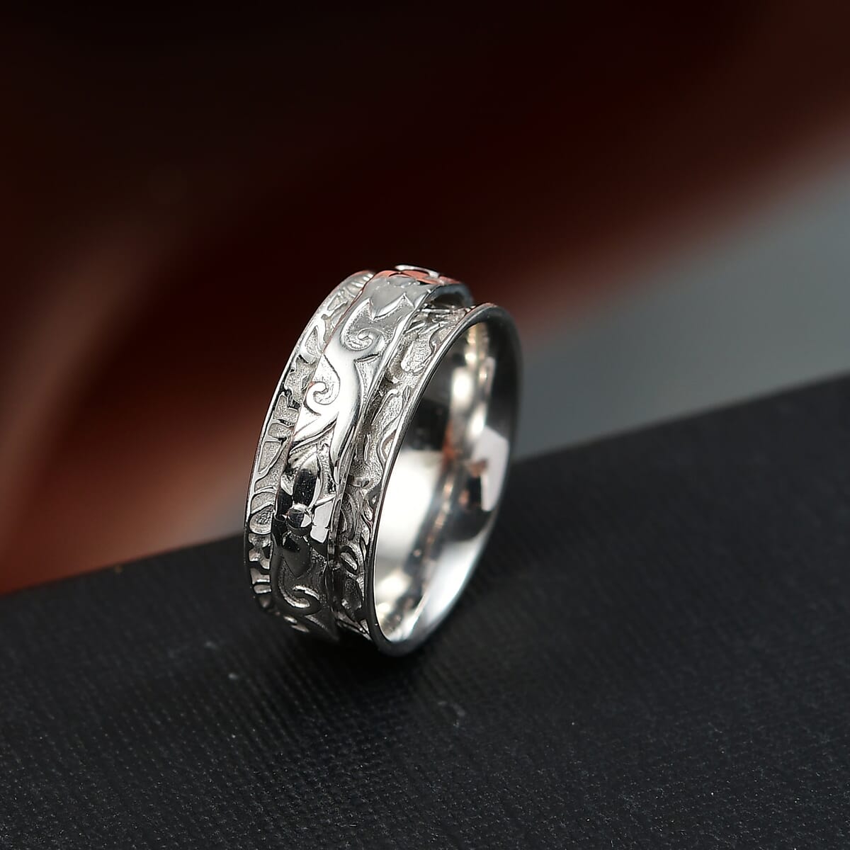 D'Joy Spinner Band Ring in Sterling Silver (Size 5.0) 4.50 Grams image number 1