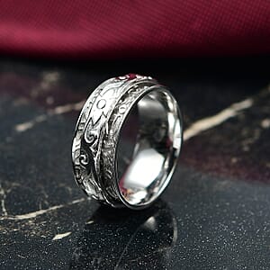 D'Joy Spinner Band Ring in Sterling Silver (Size 5.0) 4.50 Grams