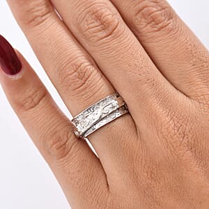 D'Joy Spinner Band Ring in Sterling Silver (Size 5.0) 4.50 Grams