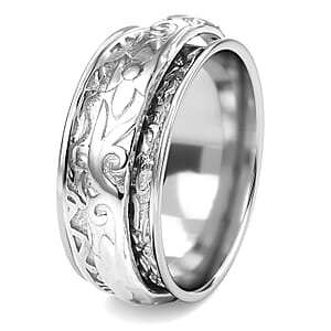 D'Joy Spinner Band Ring in Sterling Silver (Size 5.0) 4.50 Grams