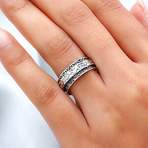 D'Joy Sterling Silver Band Ring (Size 6.0) 5.15 Grams
