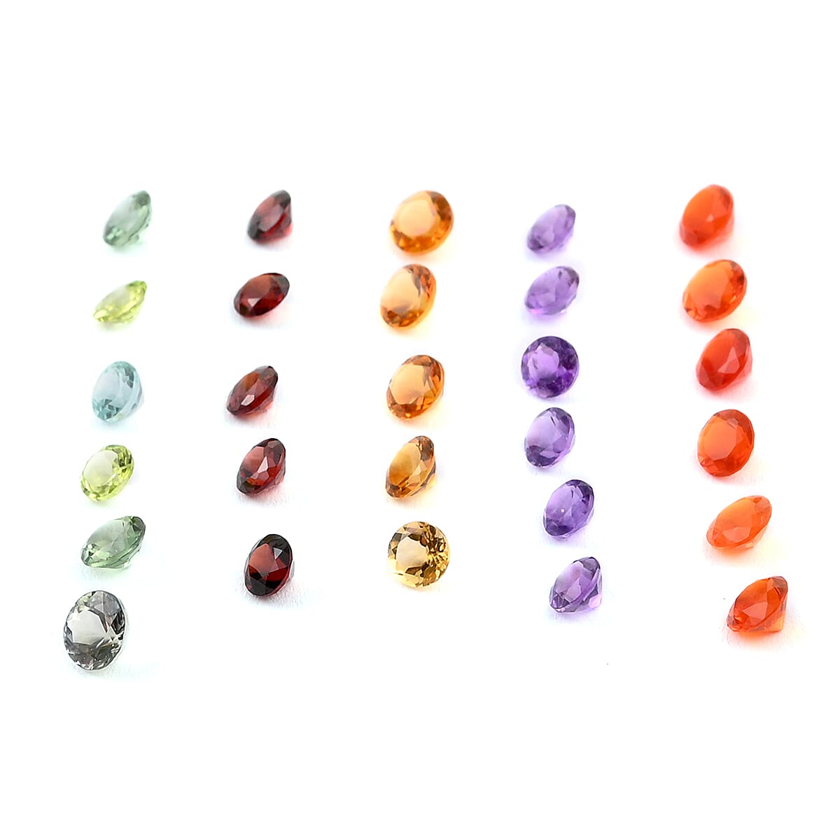 Multi Gemstone (Rnd Mix mm) 8.00 ctw