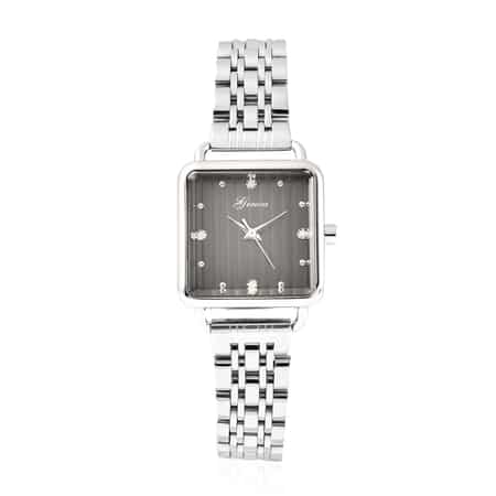 GENOA Diamond Accent Miyota Japanese Movement Watch in Stainless Steel image number 0