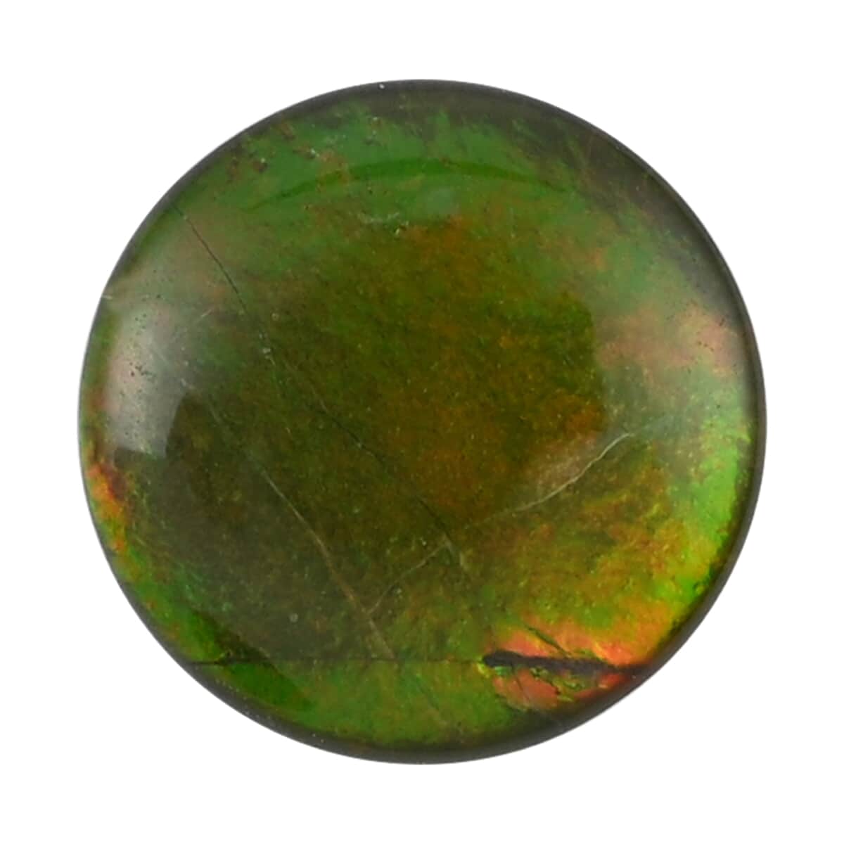 AAAA Canadian Ammolite (Rnd 9x9 mm) 2.20 ctw , Loose Gem , Loose Gemstones , Loose Stones , Jewelry Stones image number 0